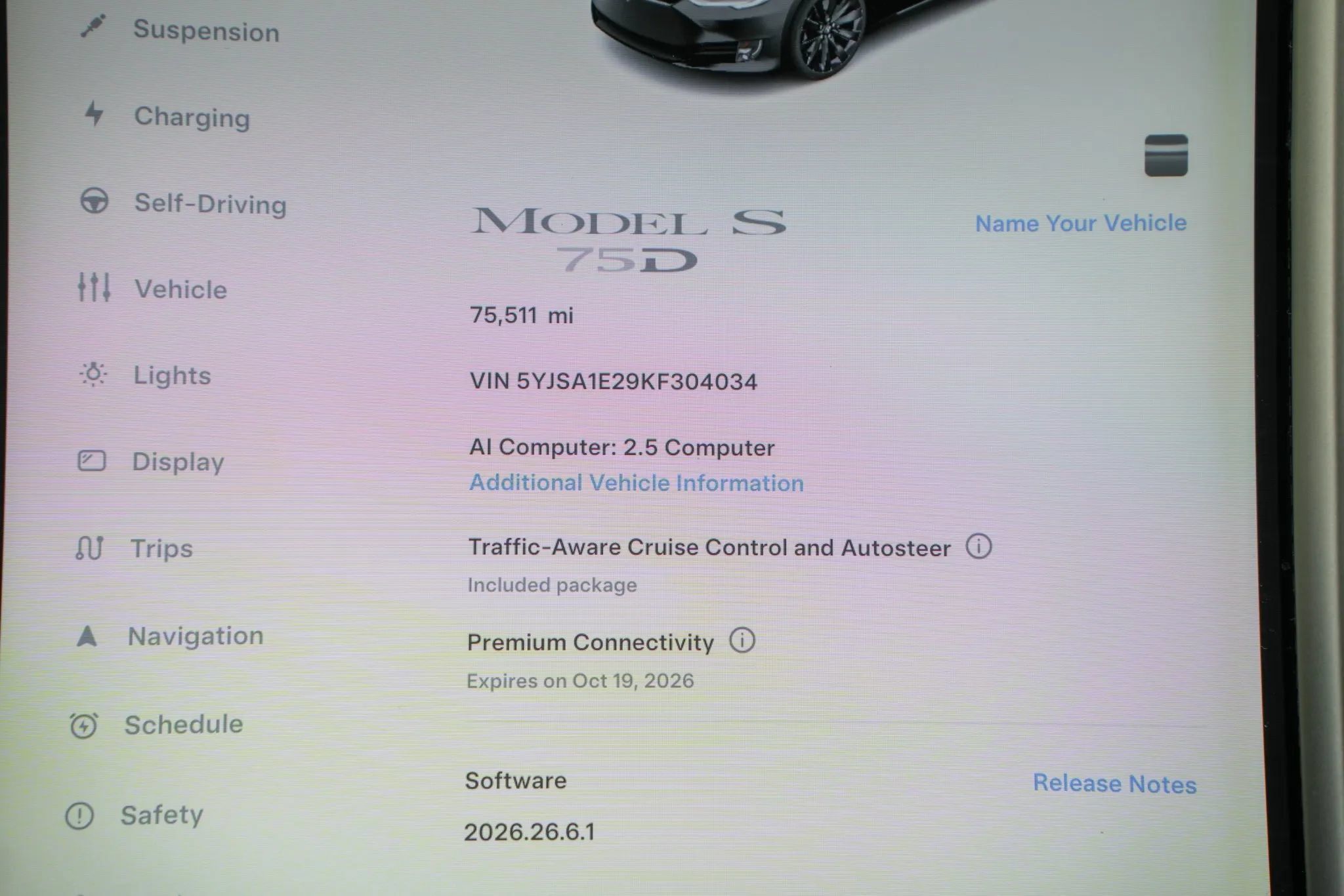 Used 2019 Tesla Model S 75D AWD/4WD image 21
