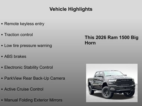 New 2026 RAM 1500 Big Horn image 5