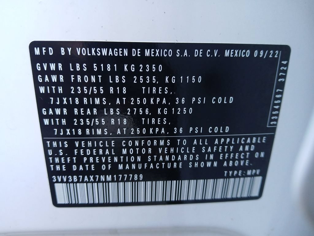 Used 2022 Volkswagen Tiguan SE FWD image 29