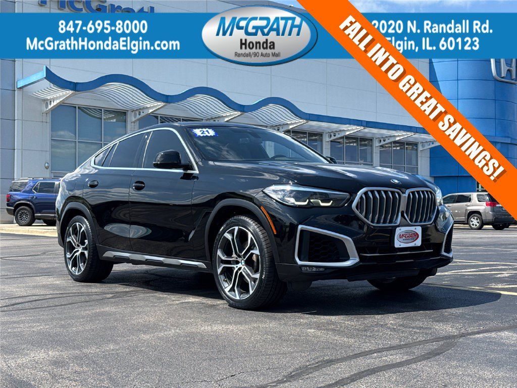Used 2021 BMW X6 sDrive40i w/ Premium Package 2 RWD image 1