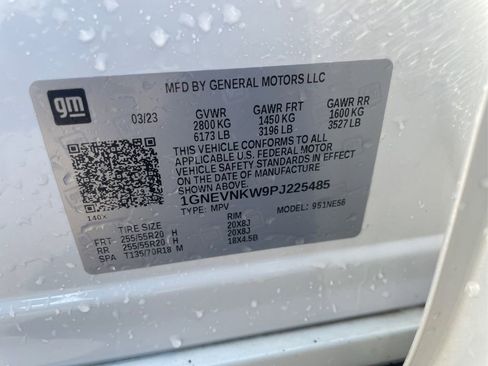 Used 2023 Chevrolet Traverse High Country w/ LPO, Floor Liner Package AWD/4WD image 23