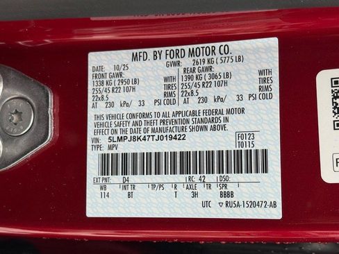 New 2026 Lincoln Nautilus Reserve w/ Jet Appearance Package image 22