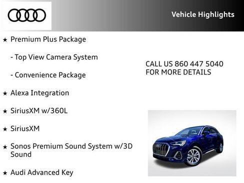 Certified 2024 Audi Q3 2.0T Premium Plus AWD/4WD image 37