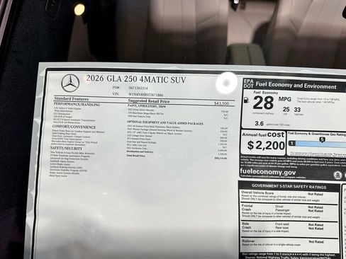 New 2026 Mercedes-Benz GLA 250 4MATIC image 17