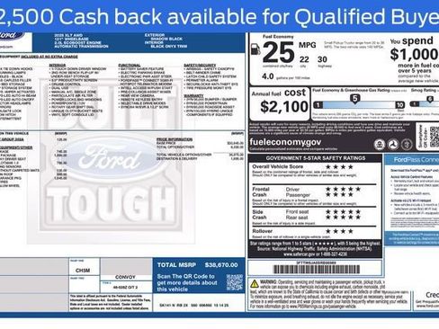 New 2025 Ford Maverick XLT w/ XLT Luxury Package image 5