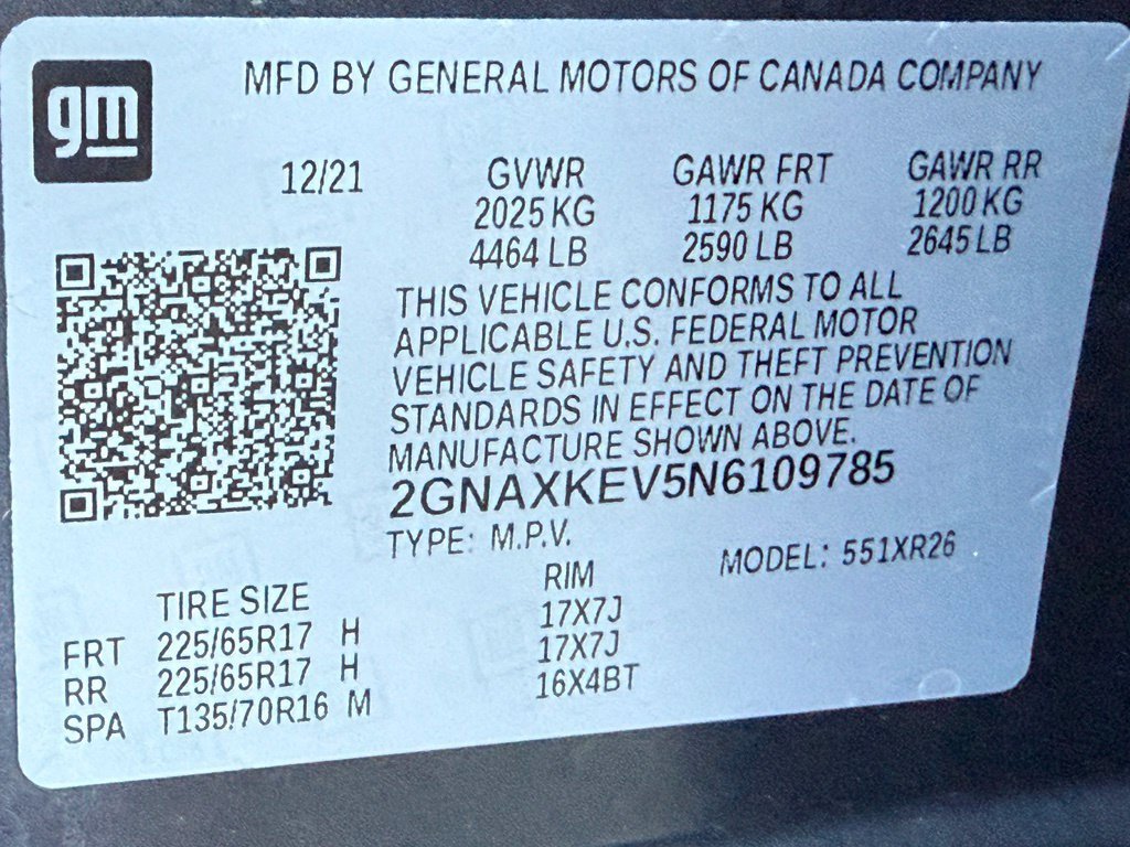 Used 2022 Chevrolet Equinox LT FWD image 41