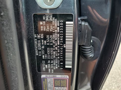 Used 2022 Kia Sorento SX FWD image 30