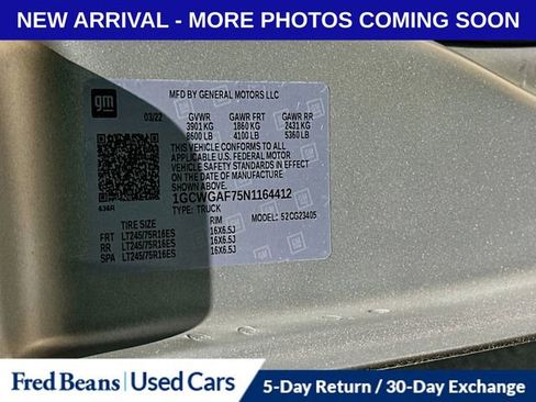 Used 2022 Chevrolet Express 2500 w/ Enhanced Convenience Package RWD image 36