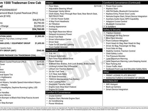 Used 2025 RAM 1500 Tradesman w/ Night Edition AWD/4WD image 3