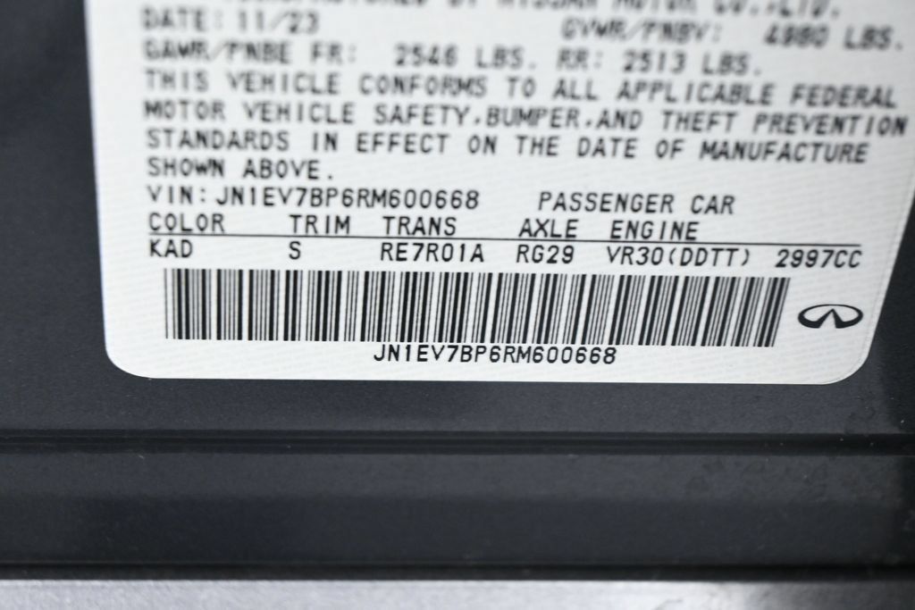 Used 2024 INFINITI Q50 Luxe w/ Cargo Package RWD image 20