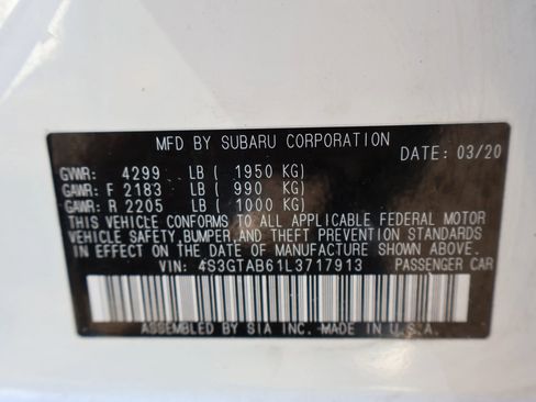 Used 2020 Subaru Impreza 2.0i image 32