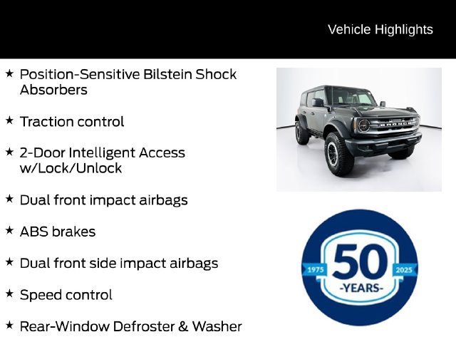 Certified 2024 Ford Bronco Big Bend w/ Sasquatch Package AWD/4WD image 31