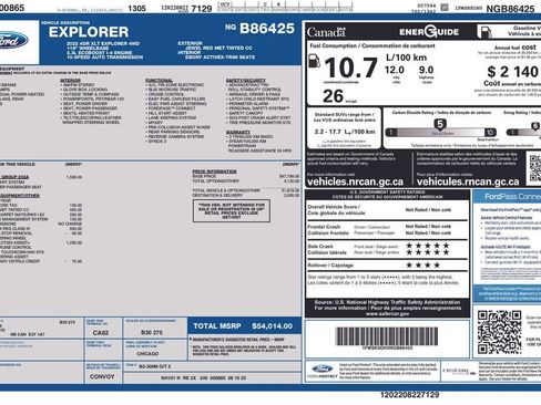 Used 2022 Ford Explorer XLT AWD/4WD image 5