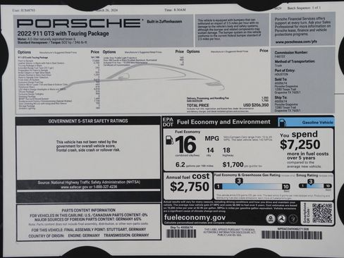 Used 2022 Porsche 911 GT3 RWD image 4