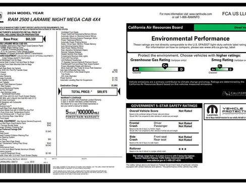 Certified 2024 RAM 2500 Laramie w/ Night Edition AWD/4WD image 4
