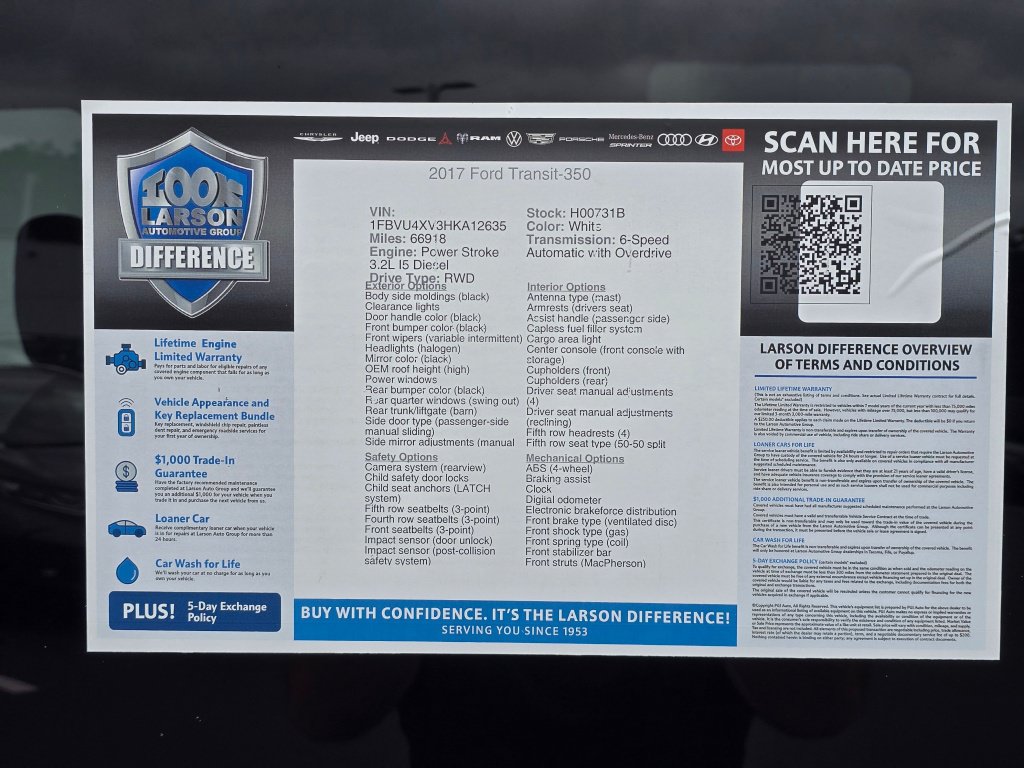 Used 2017 Ford Transit 350 XLT RWD image 47