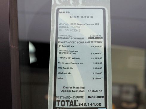 New 2025 Toyota Tacoma SR5 image 25