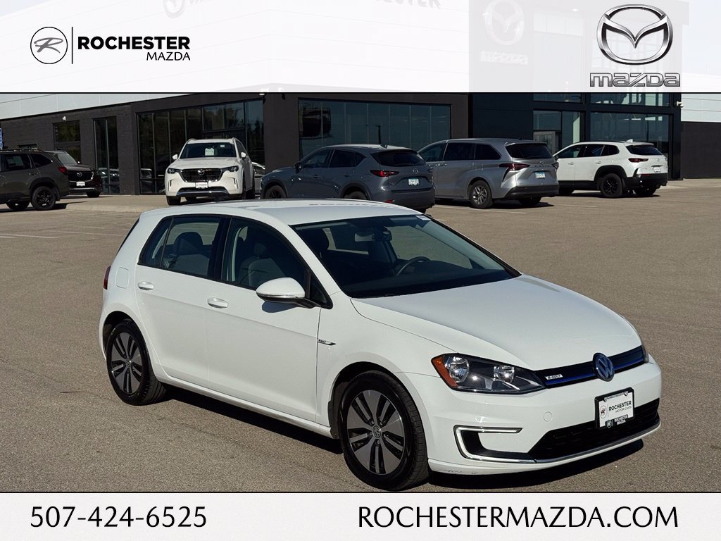 Used 2016 Volkswagen e-Golf SE w/ DC Fast Charging Package FWD image 1