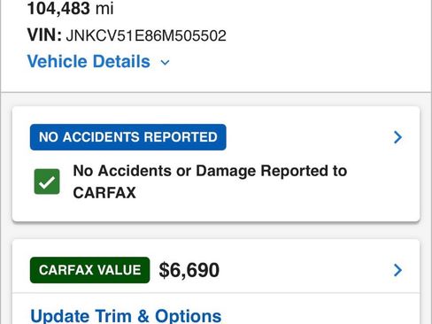 Used 2006 INFINITI G35 Sedan w/ (P03) Premium Pkg C image 2