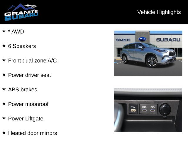 Used 2022 Toyota Highlander XLE AWD/4WD image 2