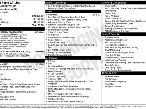 Certified 2023 Kia Forte GT-Line w/ GT-Line Premium Package image 42