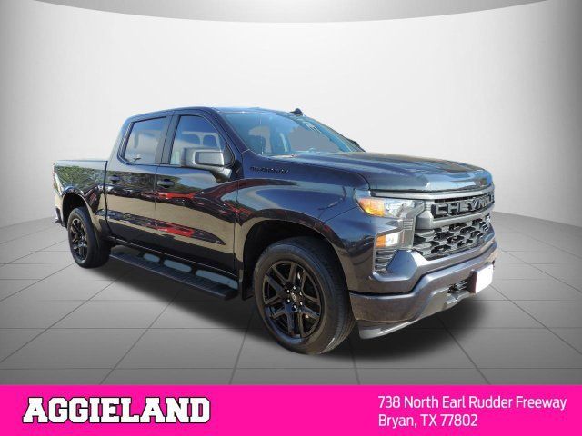 Used 2023 Chevrolet Silverado 1500 Custom w/ LPO, Dark Essentials Package RWD image 3