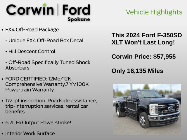 Certified 2024 Ford F350 XLT AWD/4WD image 7