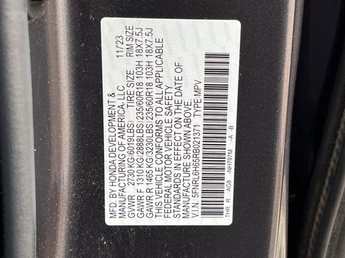 Used 2024 Honda Odyssey EX-L image 9