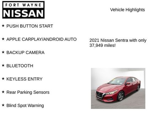 Used 2021 Nissan Sentra SV image 7