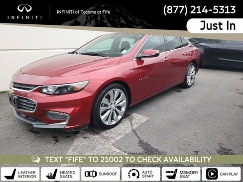 Used 2018 Chevrolet Malibu Premier w/ Premier Sun and Wheel Package image 1
