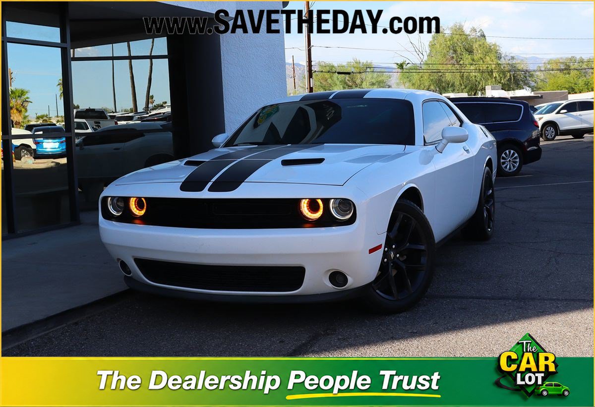 Used 2021 Dodge Challenger SXT w/ Blacktop Package RWD image 1