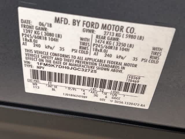 Used 2018 Ford Explorer XLT w/ Equipment Group 201A FWD image 22