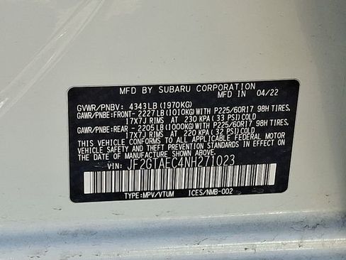 Used 2022 Subaru Crosstrek 2.0i Premium w/ Moonroof Package image 27