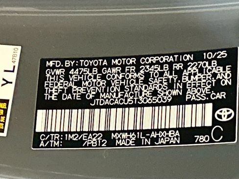 New 2026 Toyota Prius Plug-In Hybrid FWD image 29