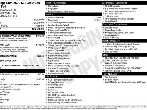 Used 2007 Dodge Ram 2500 Truck SLT w/ Quad Cab Big Horn Value Group image 23