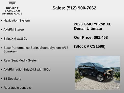 Used 2023 GMC Yukon XL Denali Ultimate AWD/4WD image 18
