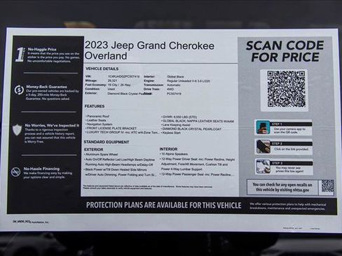 Used 2023 Jeep Grand Cherokee Overland w/ Luxury Tech Group IV image 30