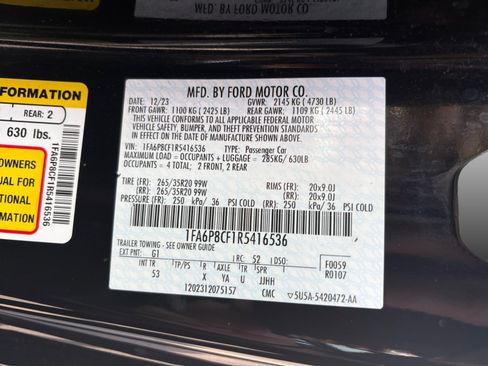 Used 2024 Ford Mustang GT Premium RWD image 24
