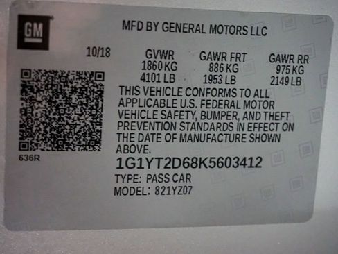 Used 2019 Chevrolet Corvette Z06 image 19