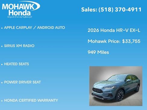 Used 2026 Honda HR-V EX-L image 16