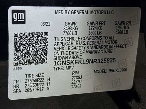 Used 2022 Chevrolet Suburban Premier image 34