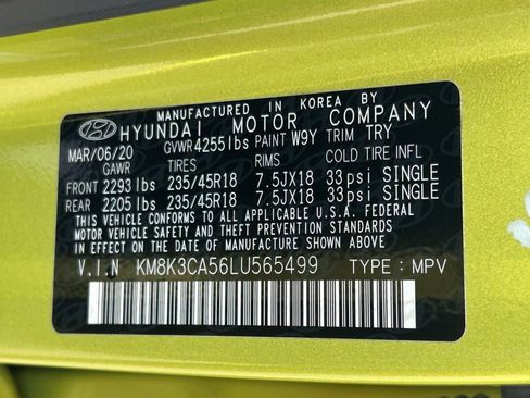 Used 2020 Hyundai Kona Limited AWD/4WD image 67