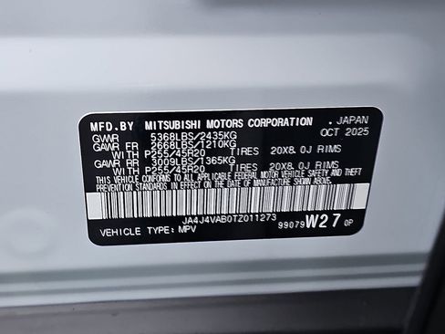 New 2026 Mitsubishi Outlander SE image 19