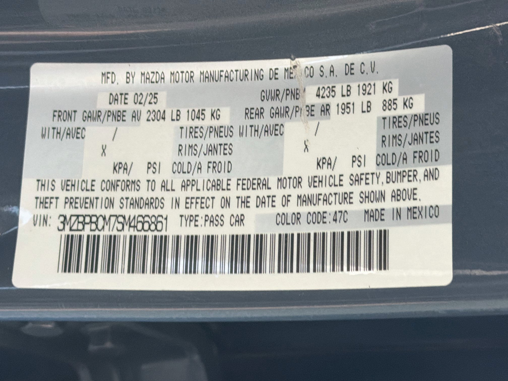 Used 2025 MAZDA MAZDA3 s AWD/4WD image 12