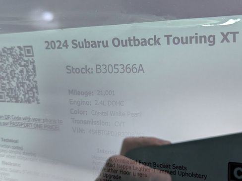 Used 2024 Subaru Outback Touring XT image 16