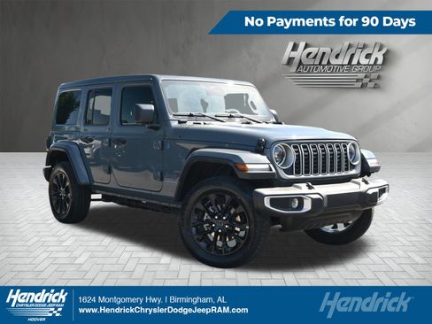 Used 2025 Jeep Wrangler Unlimited Sahara w/ Safety Group AWD/4WD image 1