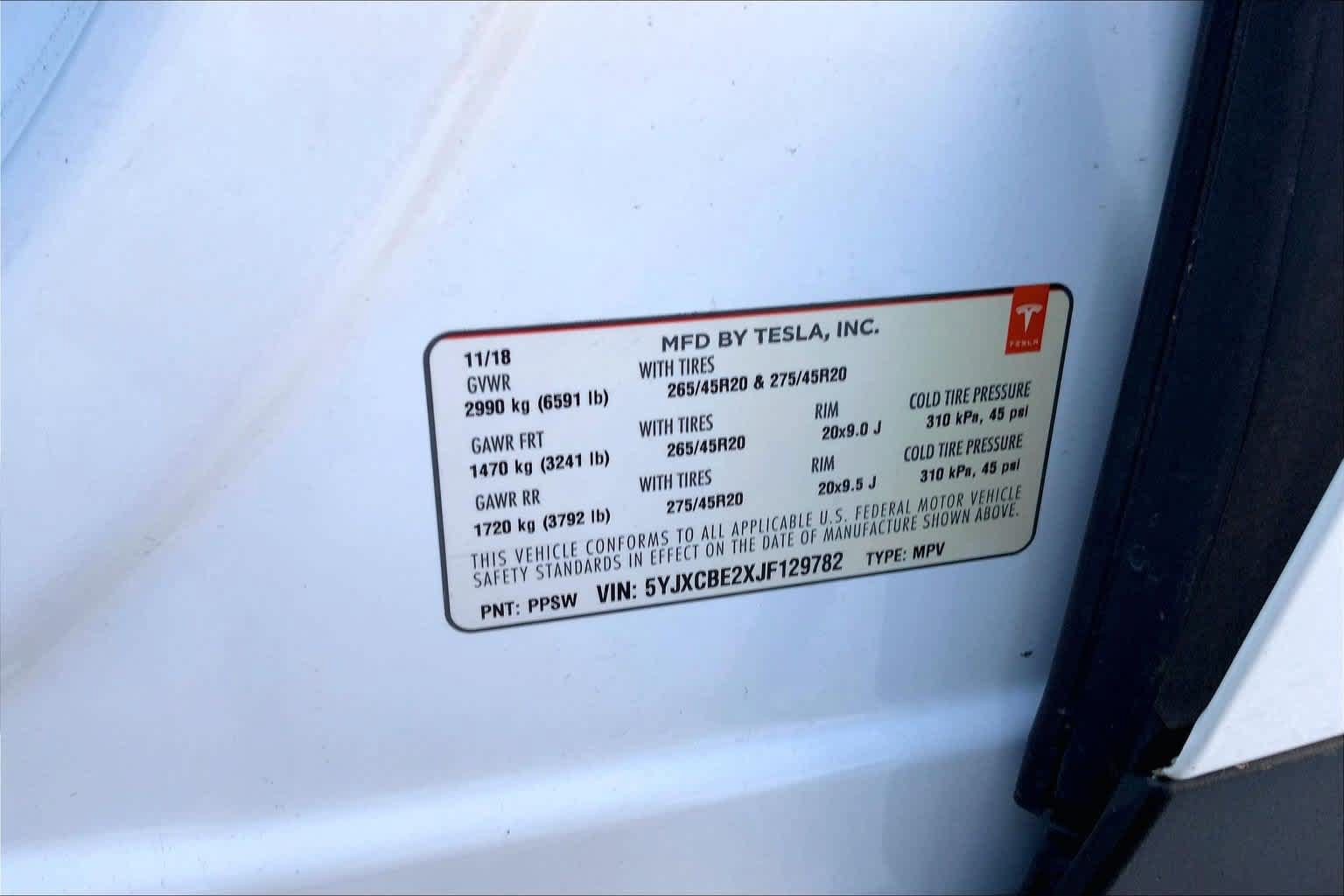 Used 2018 Tesla Model X 75D AWD/4WD image 19
