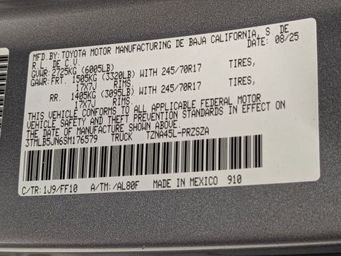 New 2025 Toyota Tacoma SR image 17