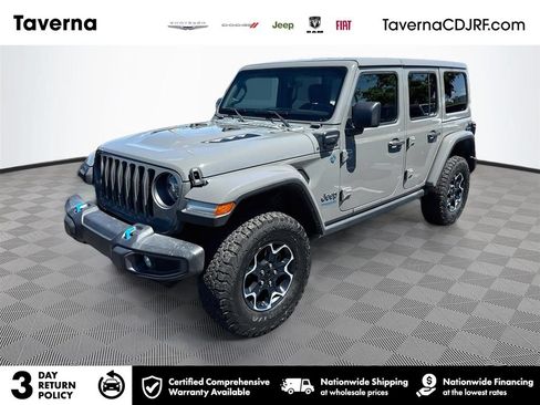 Used 2022 Jeep Wrangler Unlimited Rubicon 4xe w/ Cold Weather Group AWD/4WD image 1