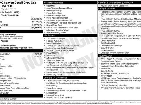 New 2026 GMC Canyon Denali AWD/4WD image 1